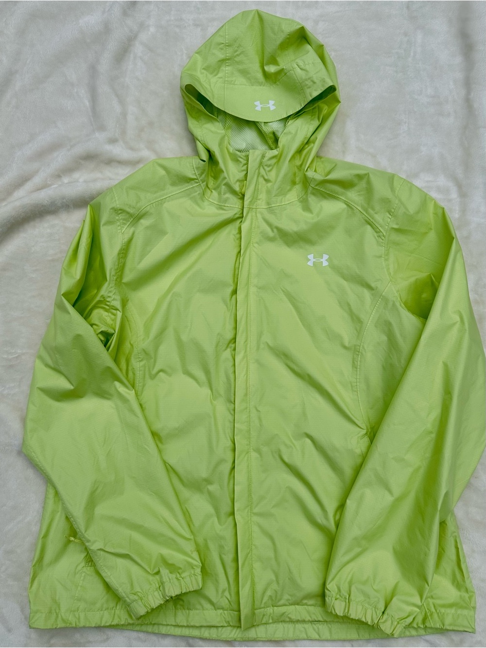 Under Armour Women’s Bora Storm Lightweight Hooded Wind Jacket - Lime Green